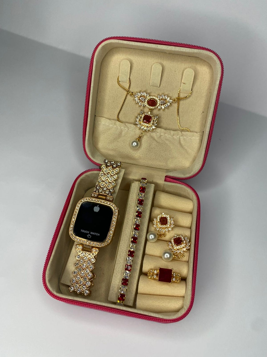 Jewelry box with jewelry