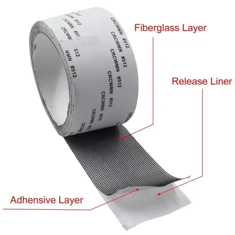 Silver window screen Repair tape 5cm 200 role