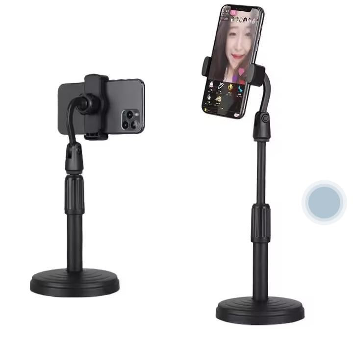Adjustable portable Tripod stand black plastic universal smart phone holder