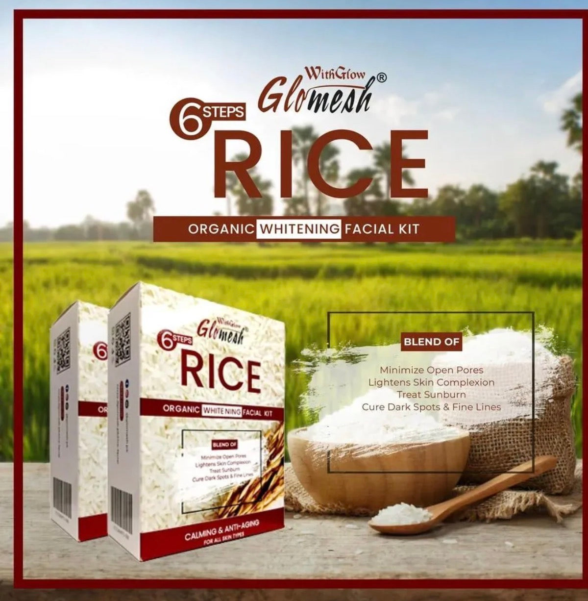 Whitening and brightening facial kit 100 g