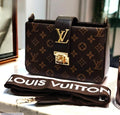 Girls cross body bag with LV logo