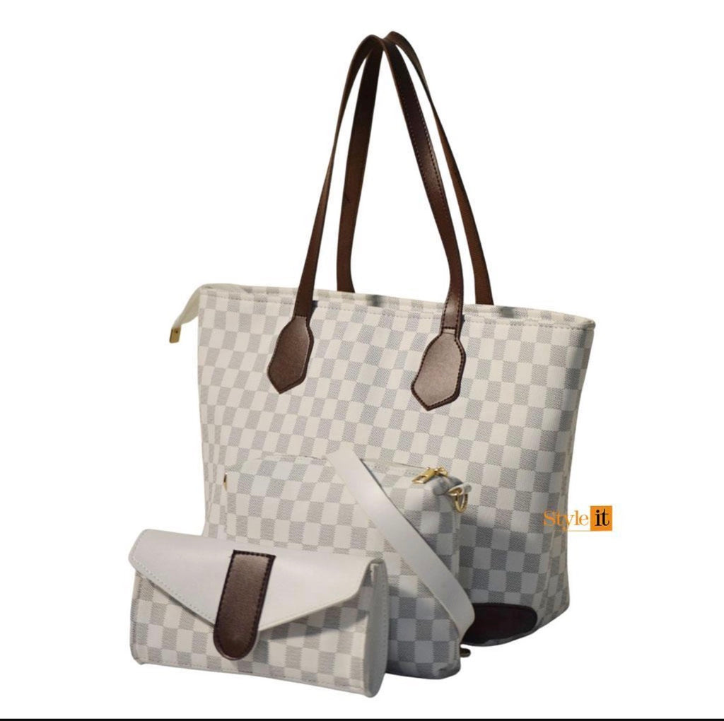 PU leather women printed bag