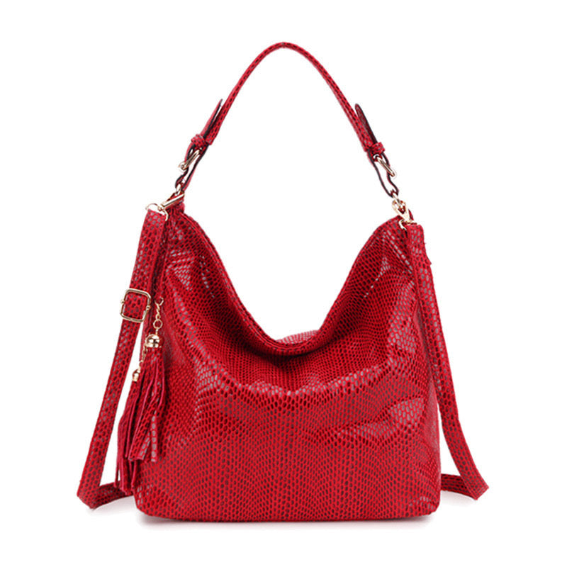 Snake print women bag in 4 colours