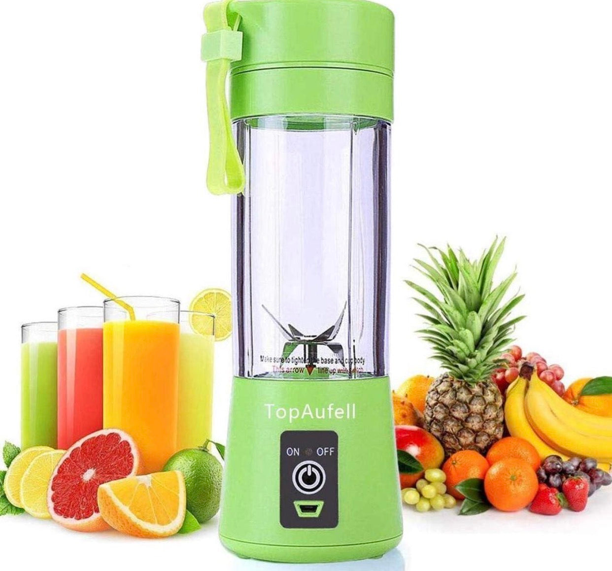 Rechargeable electric juicer blender for home kitchen
