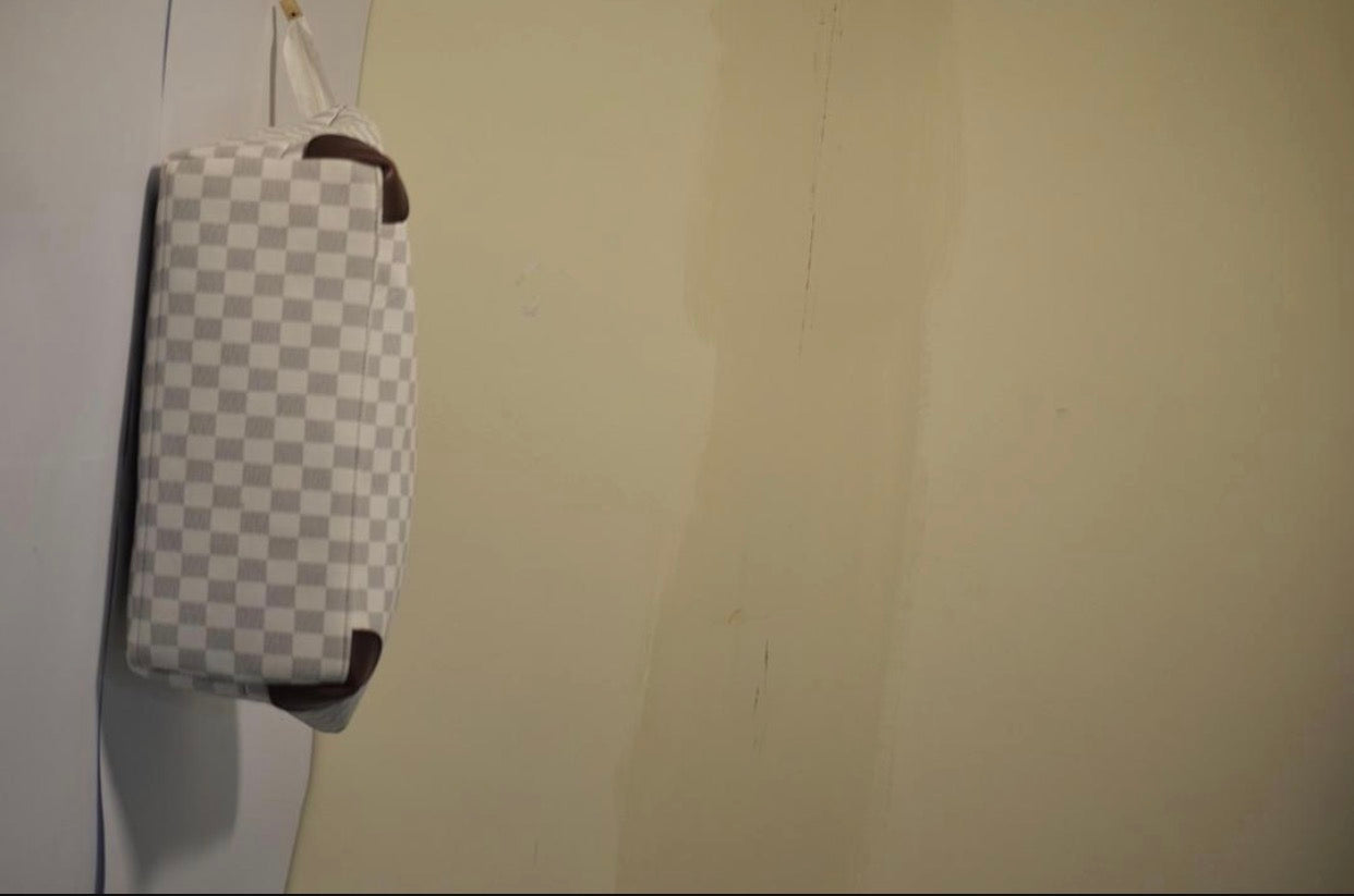 PU leather women printed bag