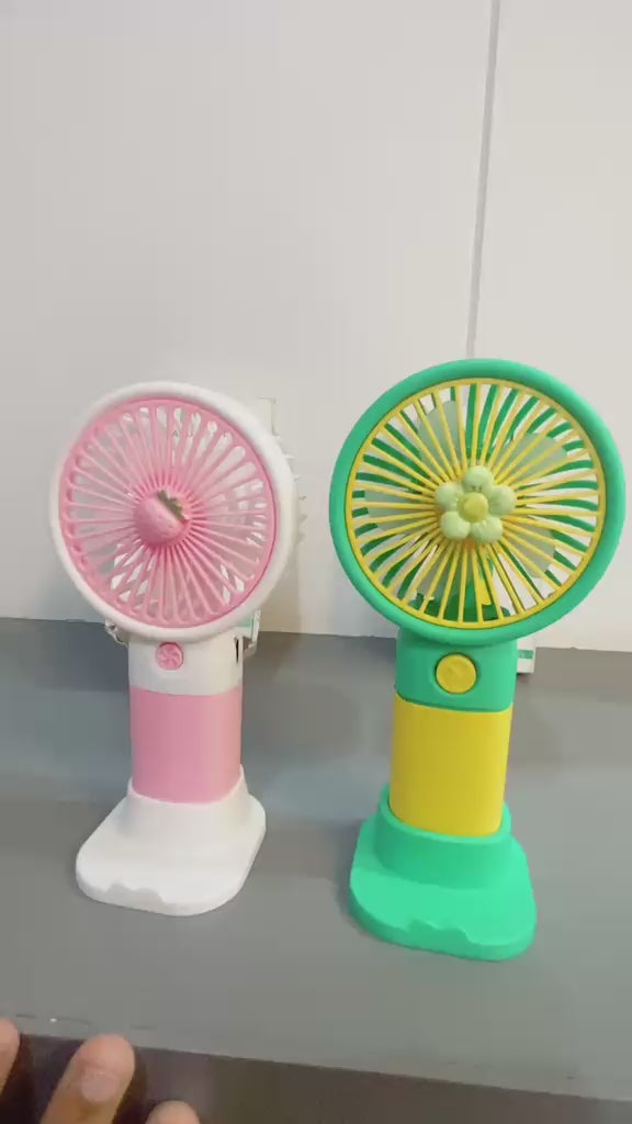 Rechargeable mini fan for kids