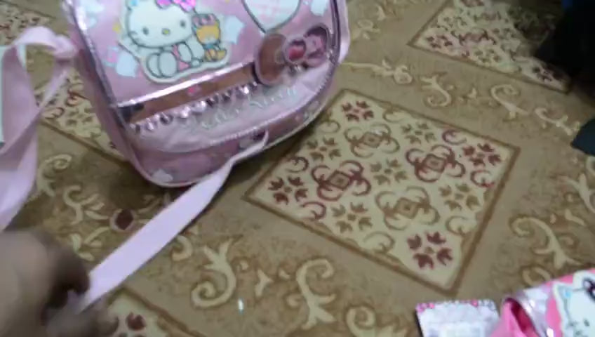 Mini hello kitty bag for girls nylon