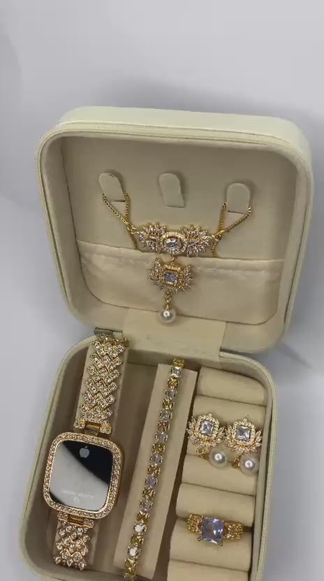 Jewelry box with jewelry