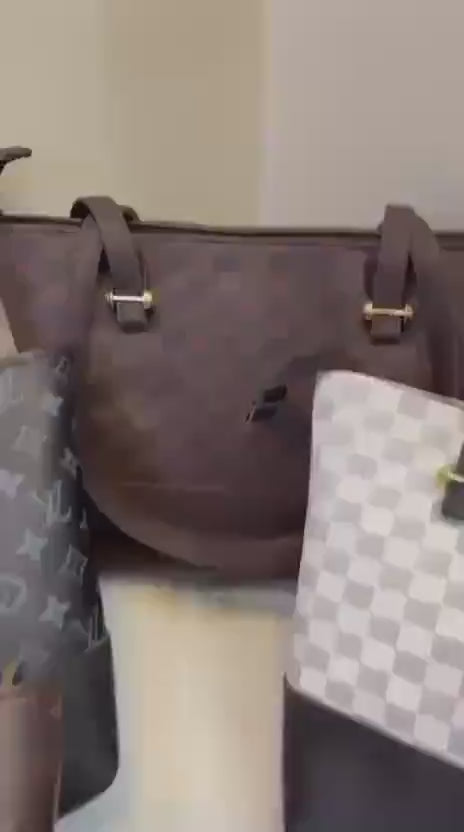 Leather bag set of 2 for girls